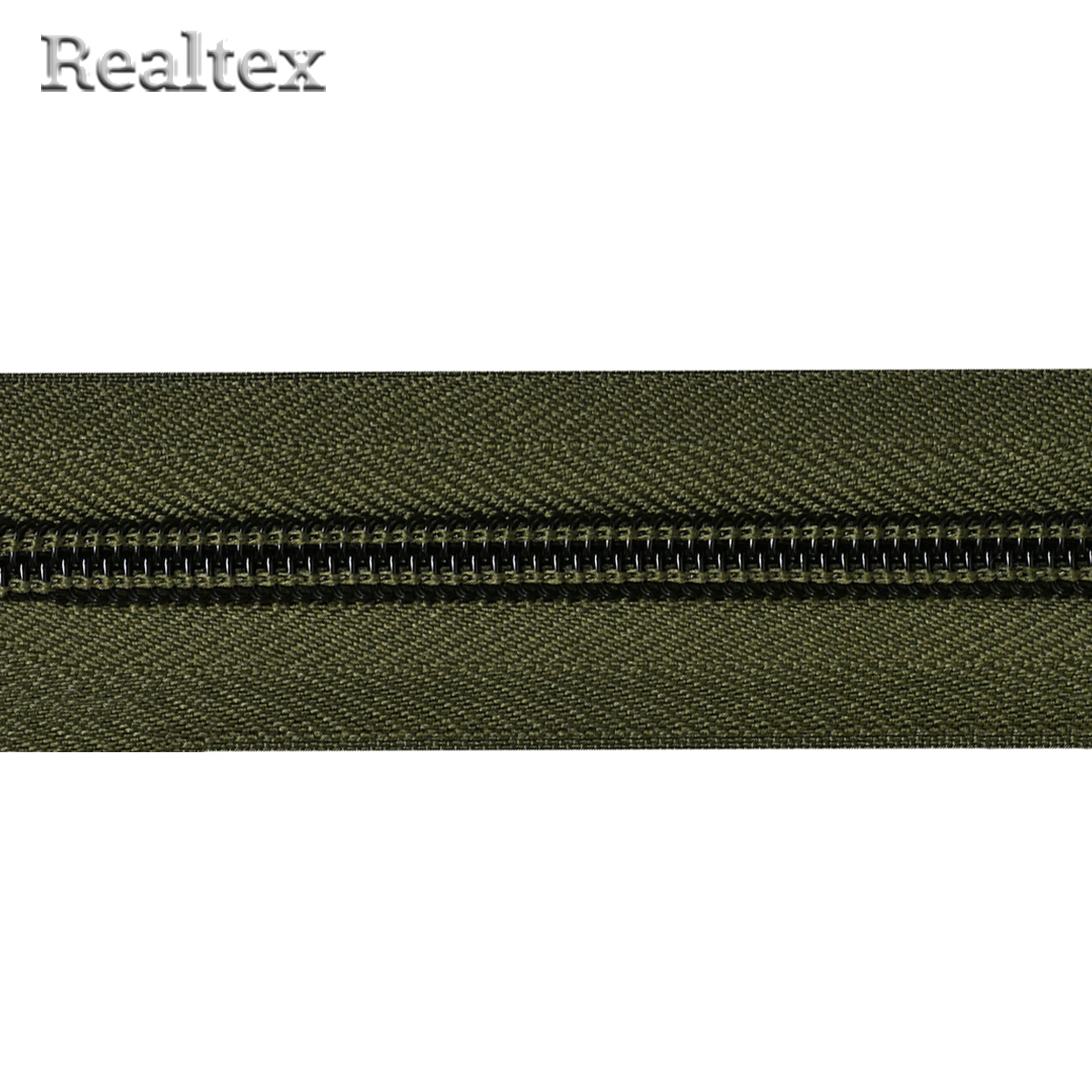 Молния рулонная витая Т.5 (200м) цв.327С хаки