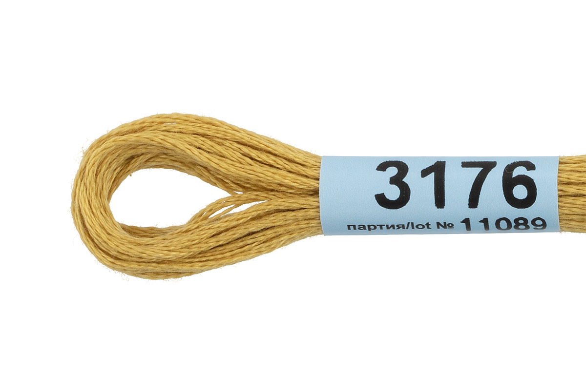 Мулине "Гамма" цв.3176 оливковый 