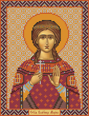 Набор для вышивания бисером НС С 9132 "Св.Вмч. Марина Антиохийская" 