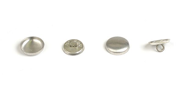 Заготовки для пуговиц "Micron" №44 цв.сталь