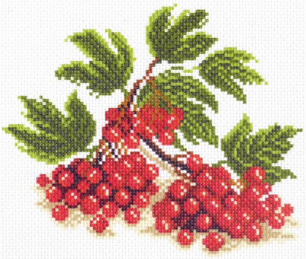 Рисунок на канве МП №1384 "Калина" 28х37см