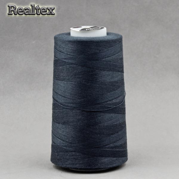 Нитки "Realtex" 40/2 (5000ярд) цв.348 тёмно-серый 