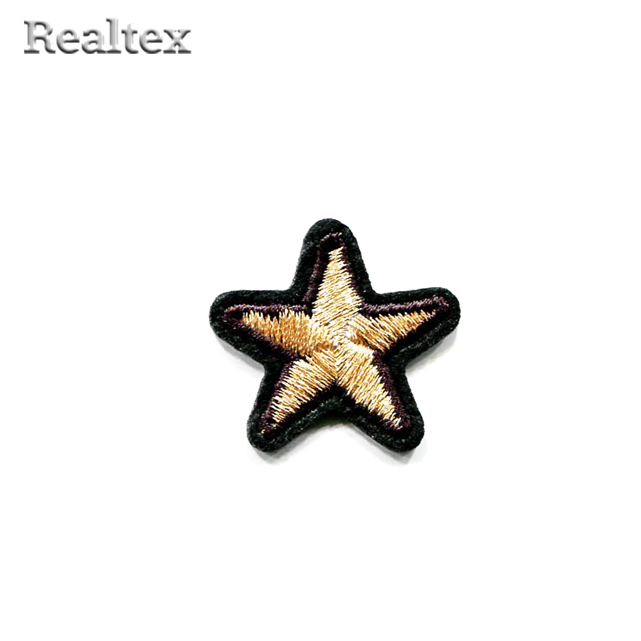  Термоаппликации Realtex S-2780 "Звезда" цв.светлое золото