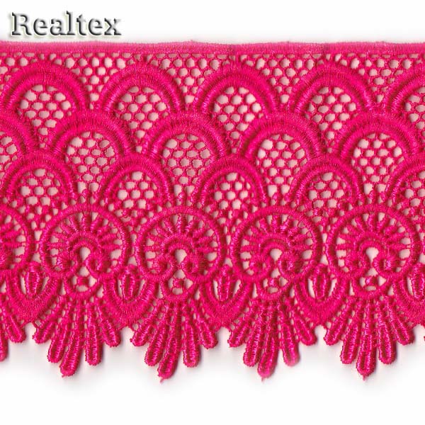 Кружево гипюр  85мм МА-1774 цв.797 т.розовый