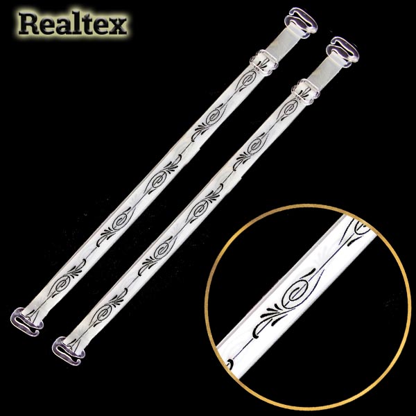 Бретели 4581/34 цв.прозрачный/серебро