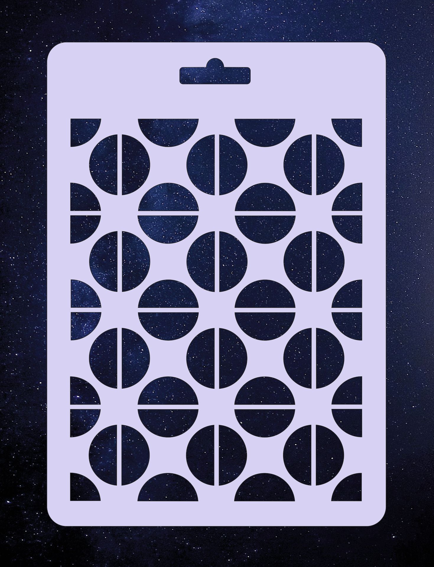 Трафарет №094 "Полукруг"