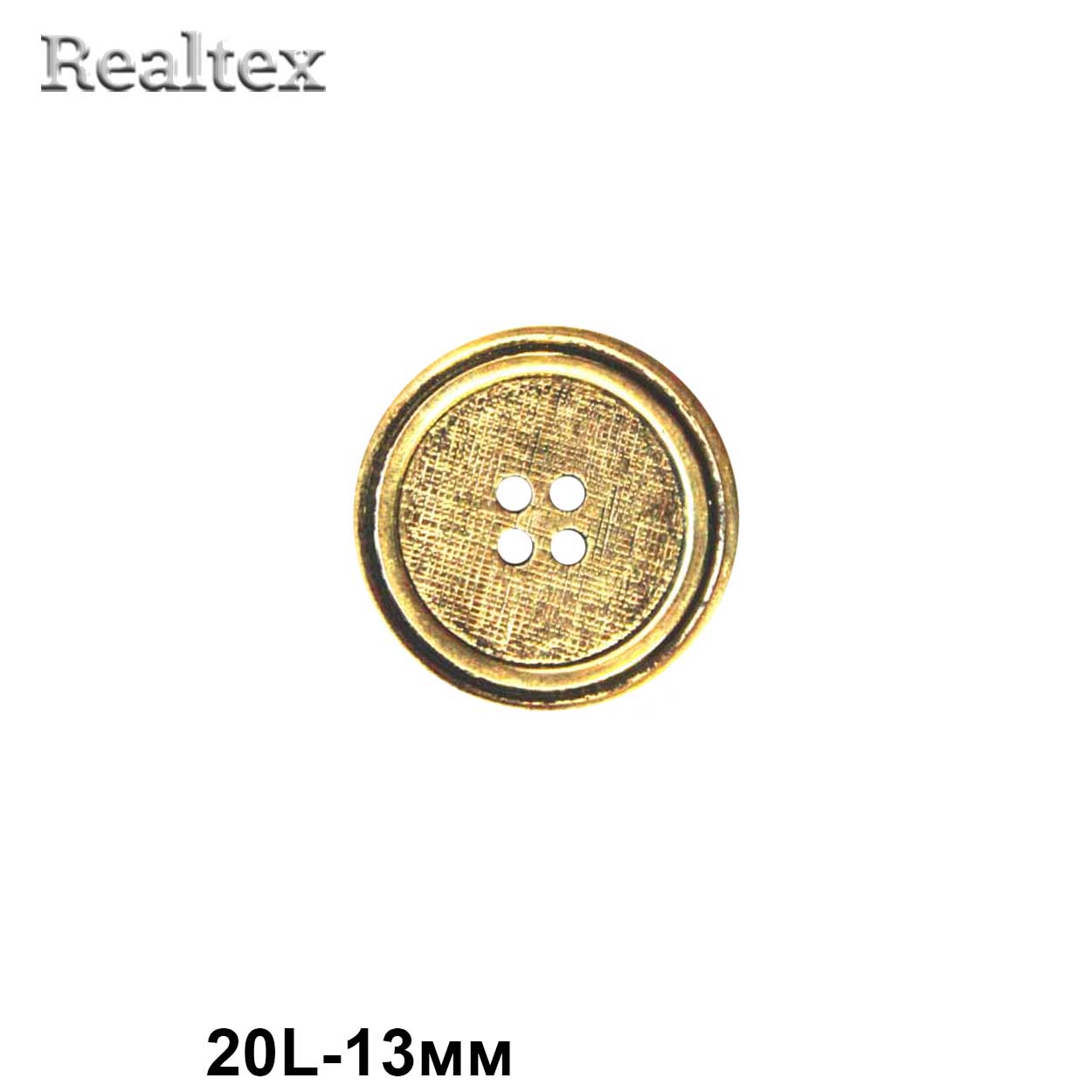 Пуговицы LA 1383 20L (72шт) цв.AG 