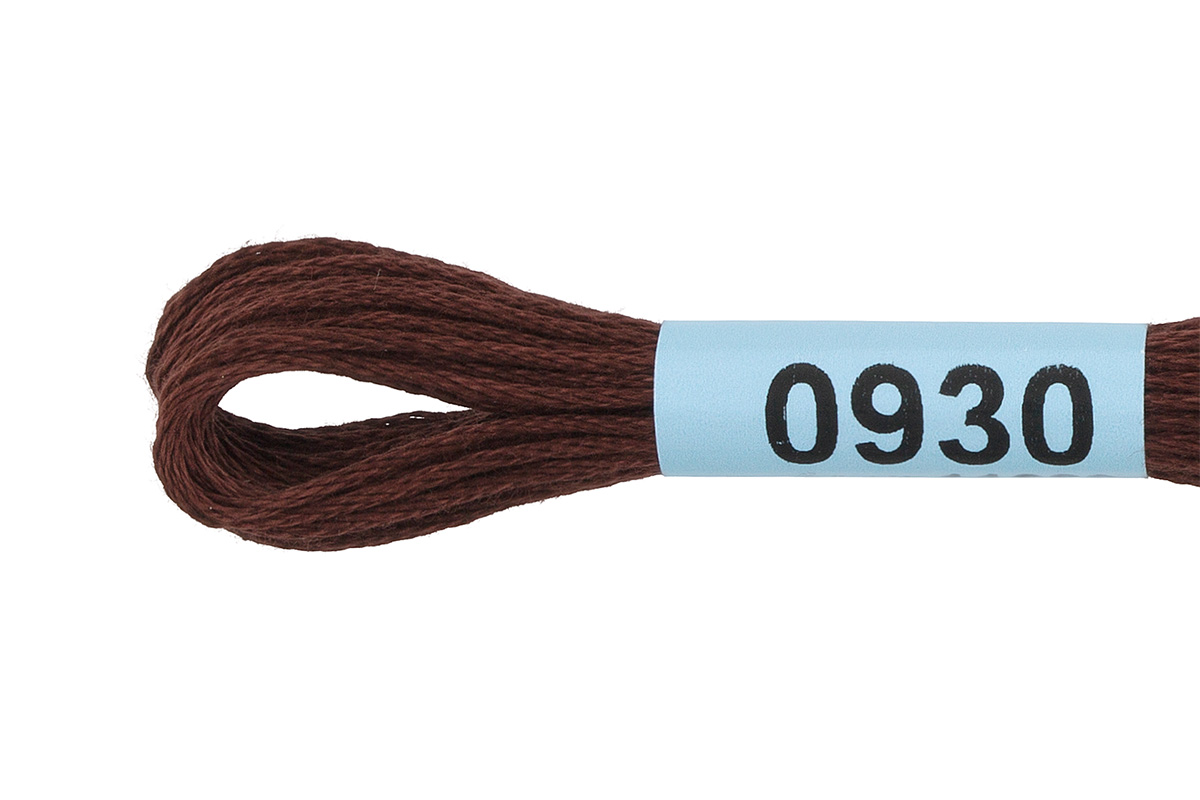 Мулине "Гамма" цв.0930 т. коричневый