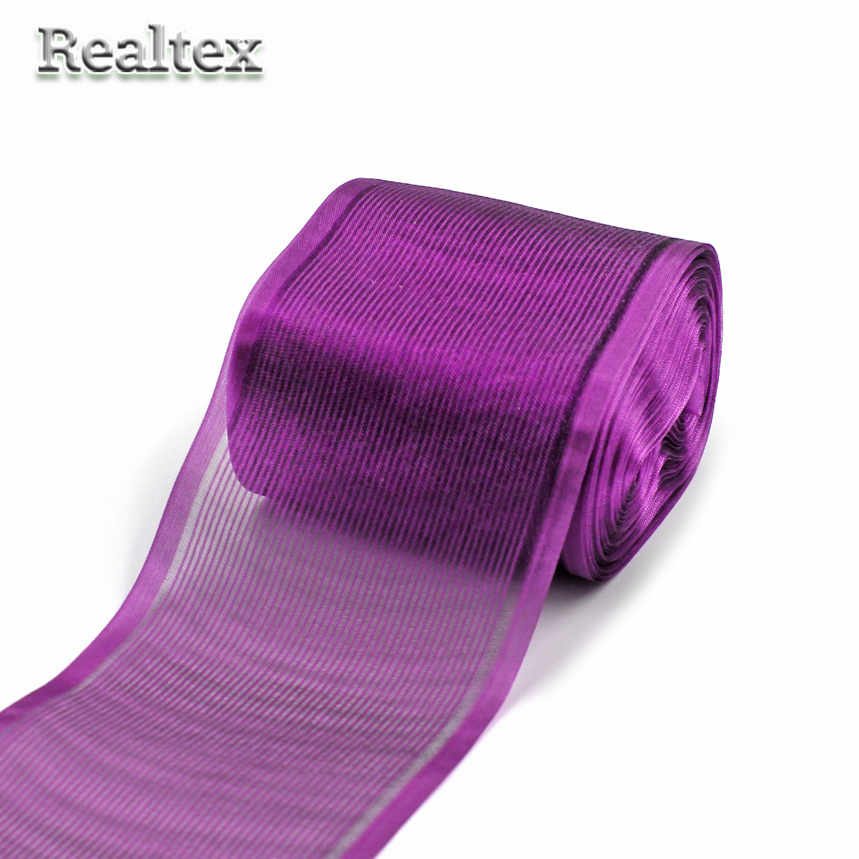 Лента капроновая 75мм с3501г17 цв.50 лаванда