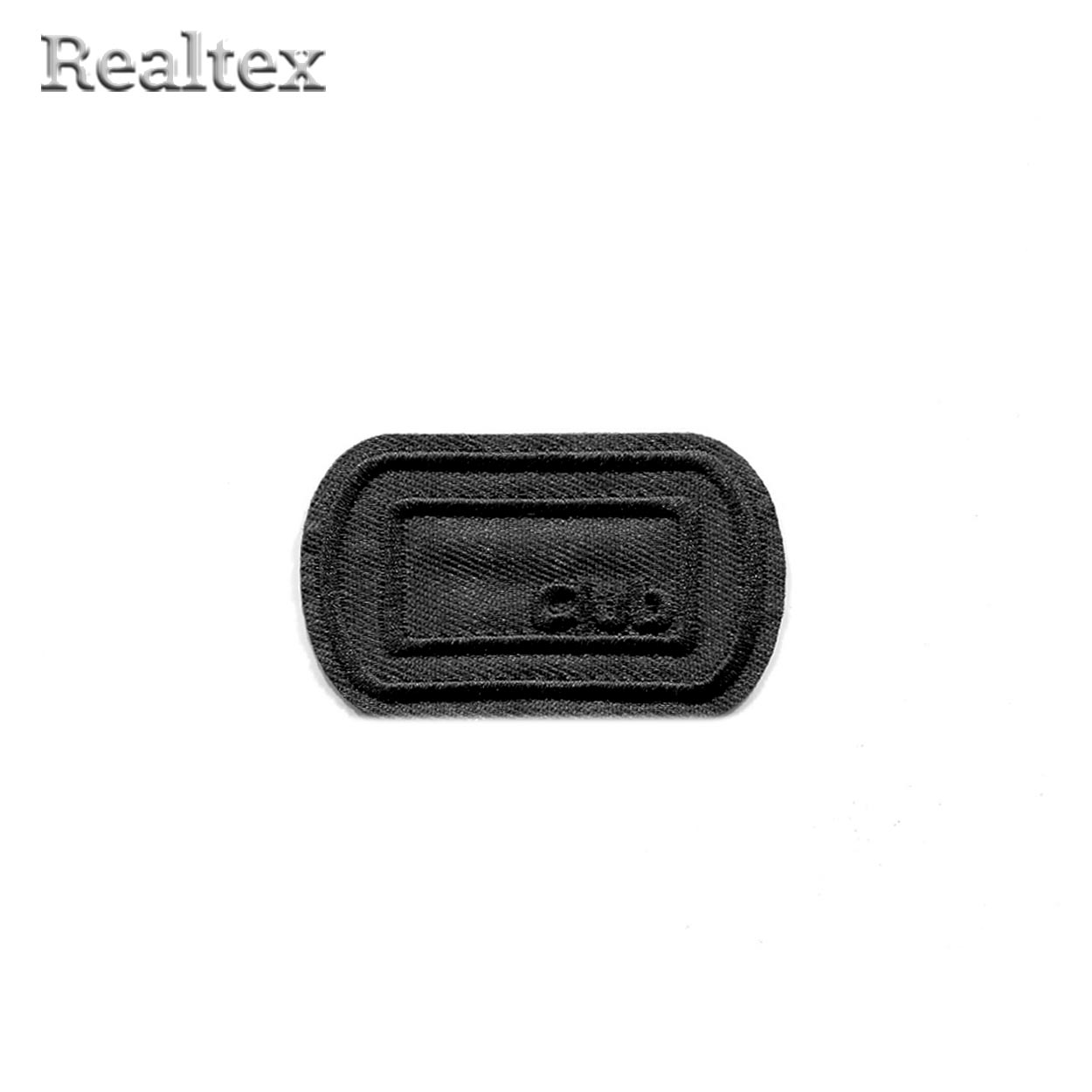  Термоаппликации Realtex № 2-2 "club" цв.черный