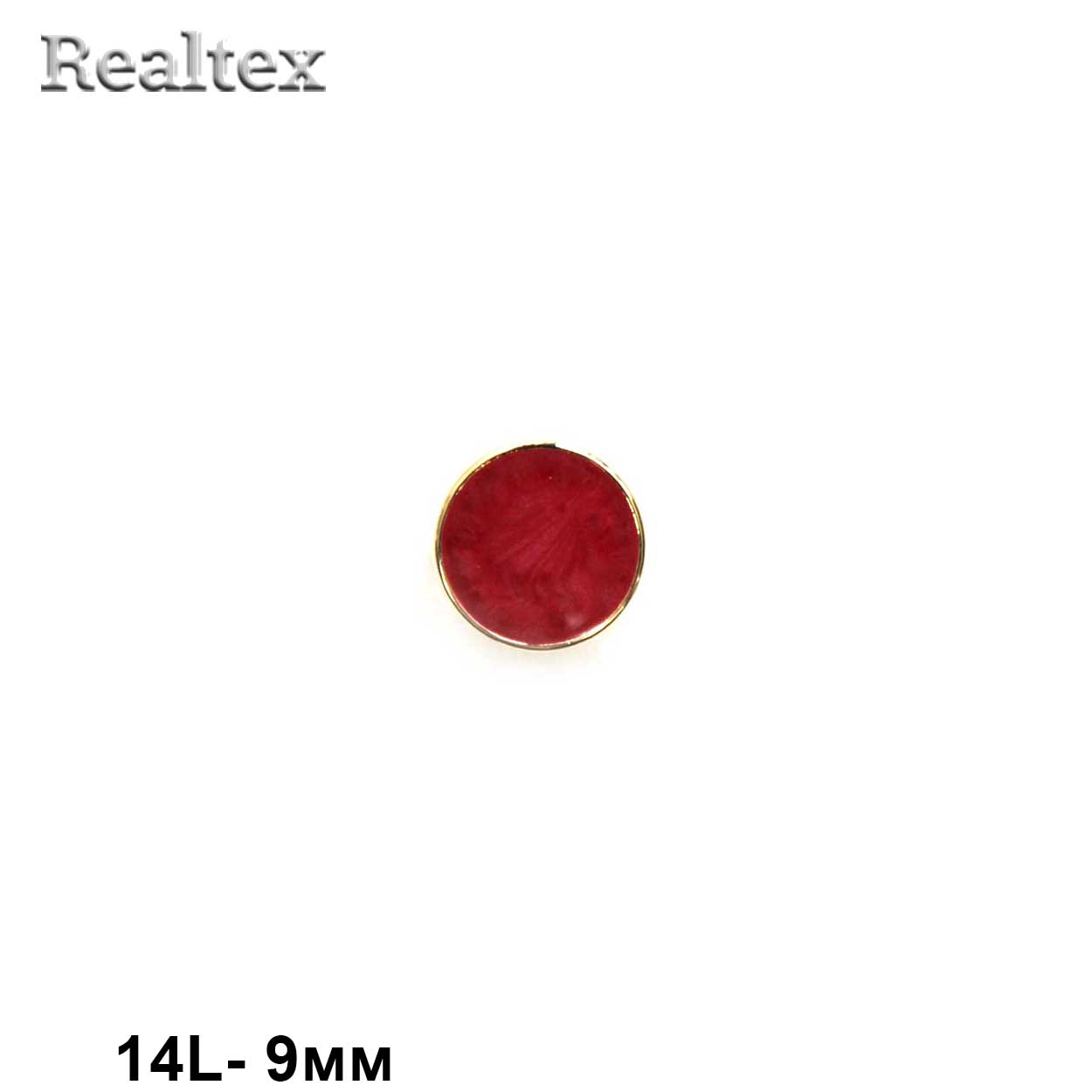 Пуговицы LA X-19 14L (72шт) цв.Red/G