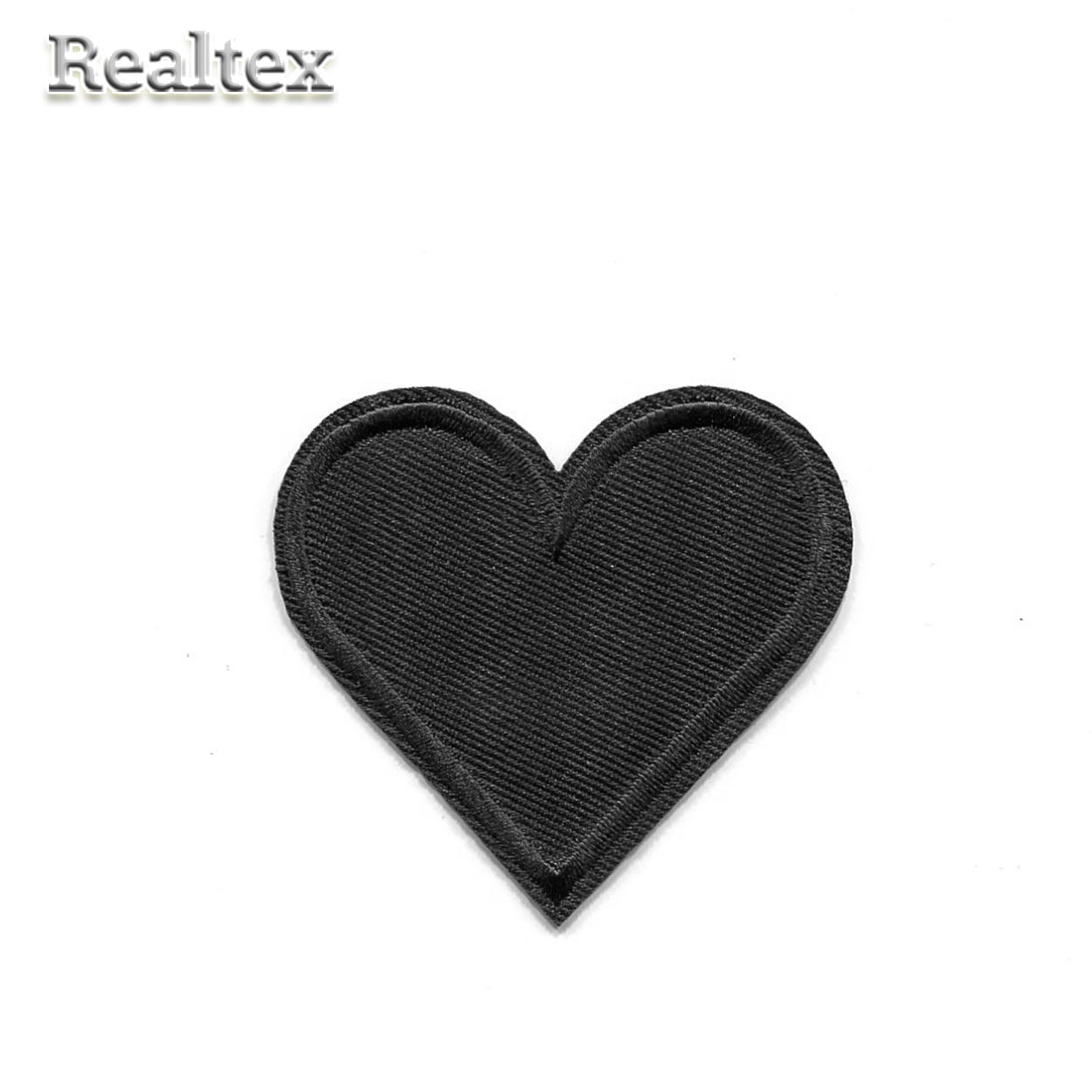  Термоаппликации Реалтекс S-5487 "Сердце" цв.черный