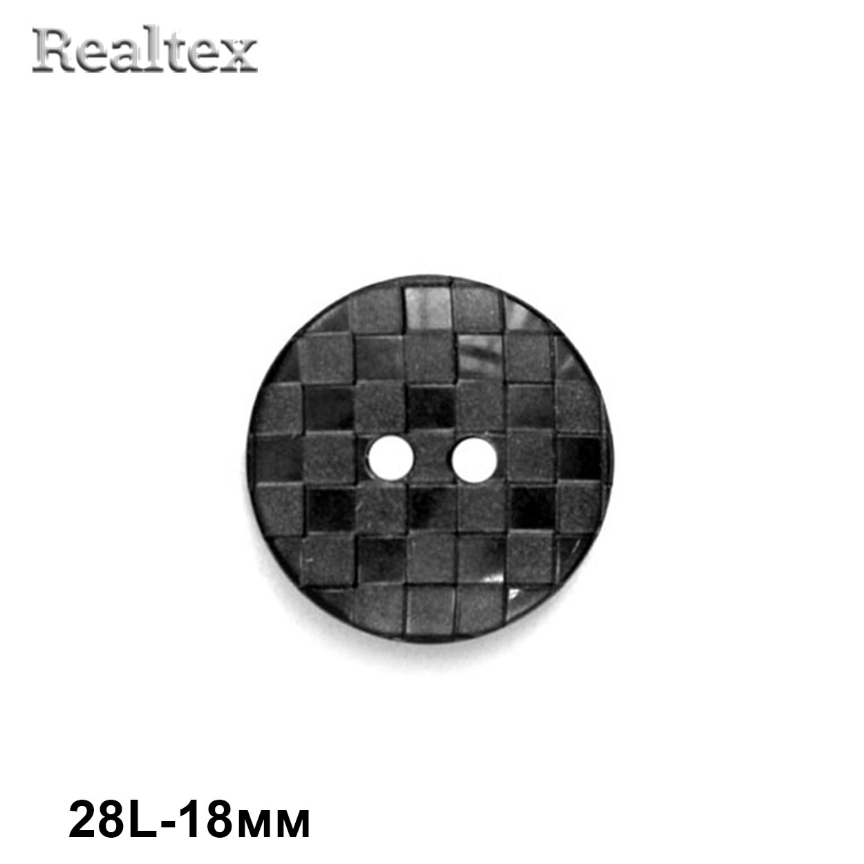 Пуговицы CB E-283 28L (72шт) цв.Black