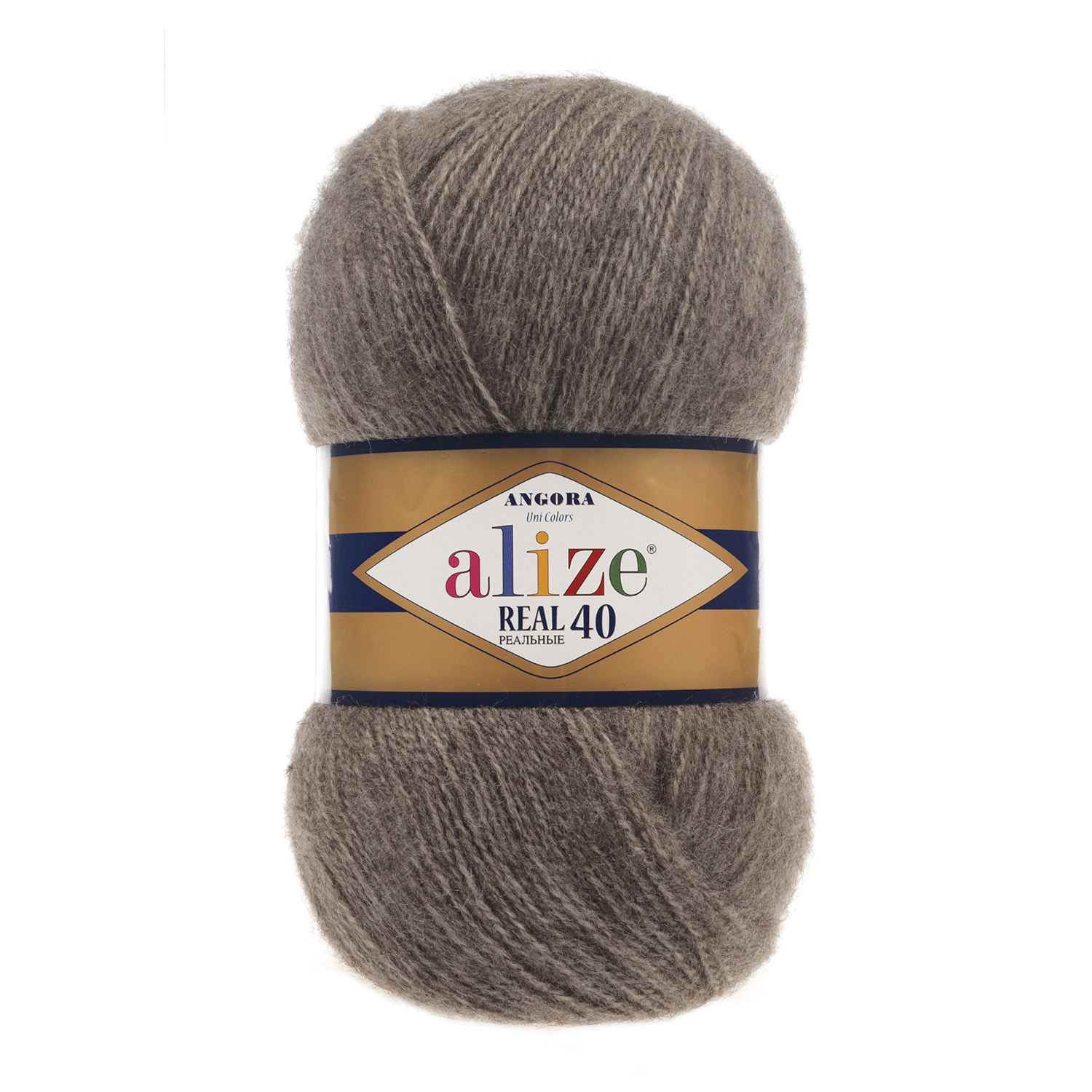 Пряжа "Angora Real 40" (100гр) цв.553 бежевый меланж