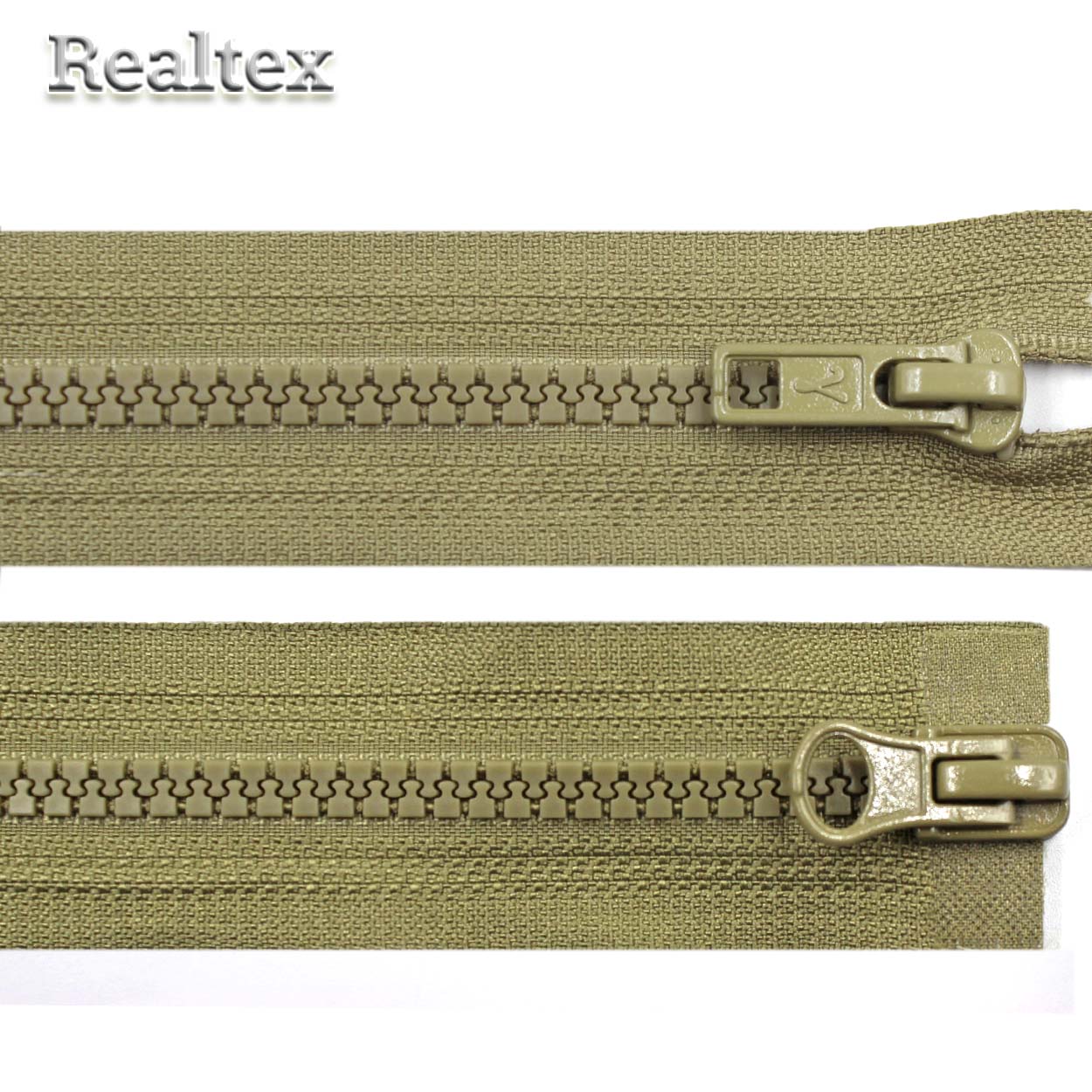 Молния Трактор Т.5 2замка G3052 80см "Гамма" разъемная цв.355 коричневый хаки