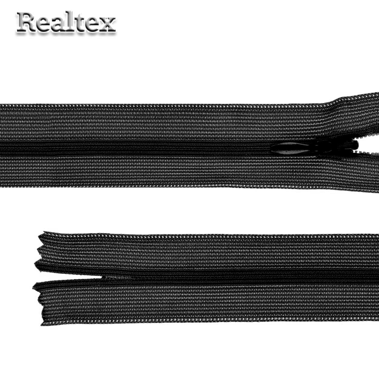   Молния потайная Т.3 20см цв.черный