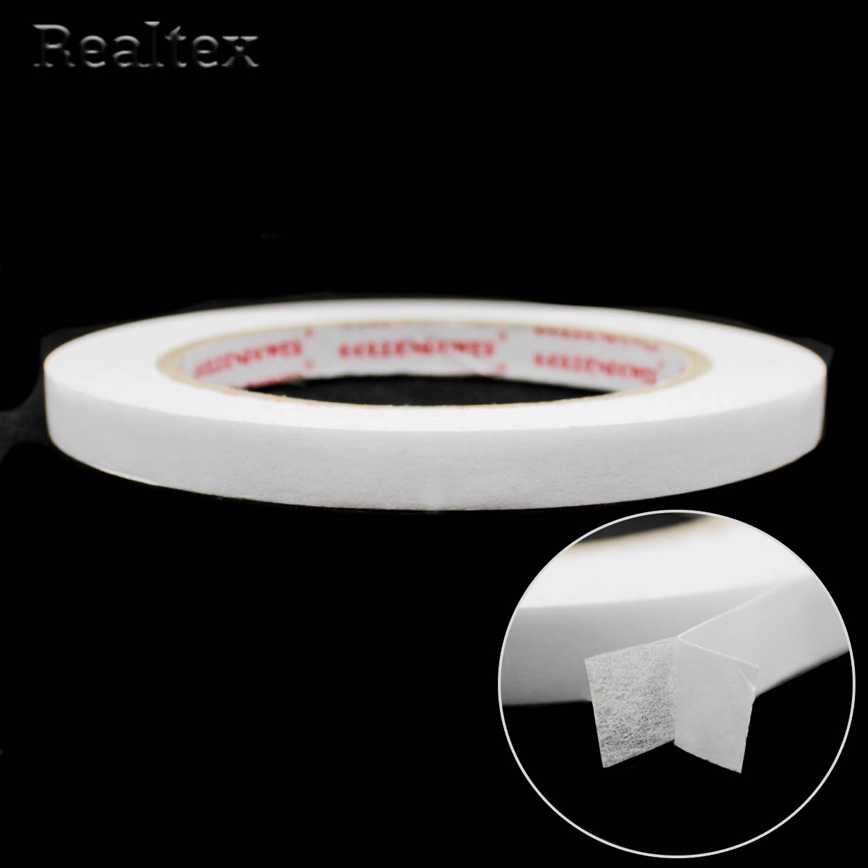 Лента клеевая двухсторонняя трансфер Реалтекс  9мм (30м)
