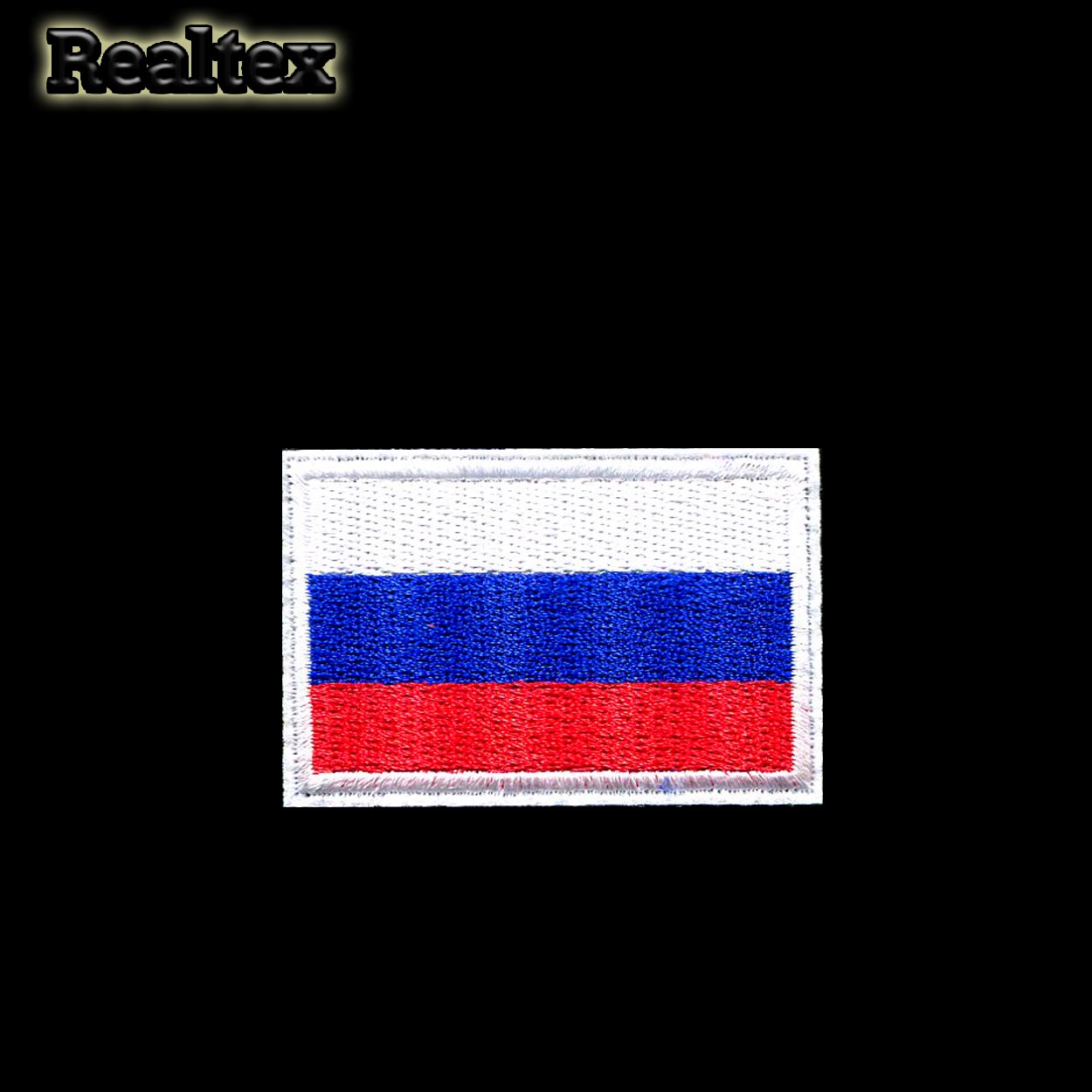  Термоаппликации Realtex S-2552 "Флаг России цв.белый