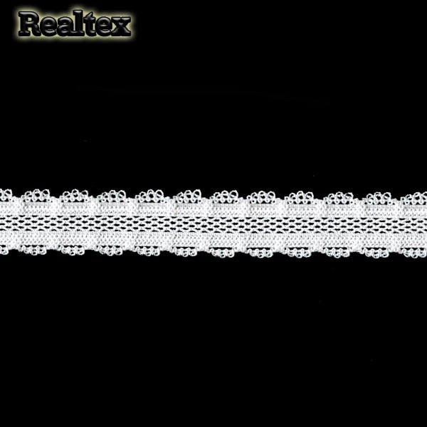  Резинка бельевая  Realtex 18мм 11225 цв.белый