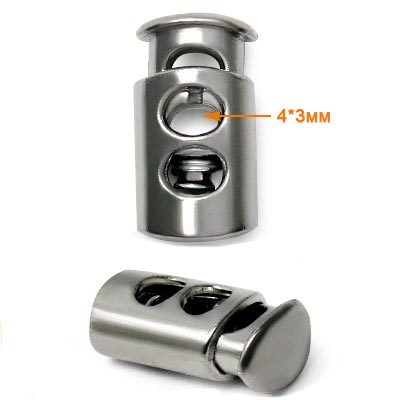 Фиксатор пластиковый Б252 (50шт) цв.никель