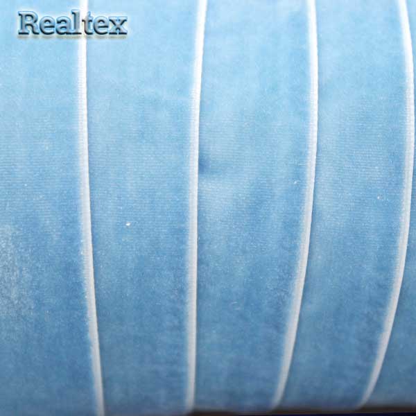 Лента бархатная УТ 20мм цв.8560 голубой