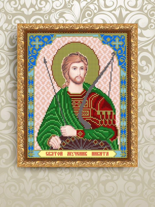 Рисунок на ткани VIA-4096 "Св.Муч.Никита" (Art Solo)