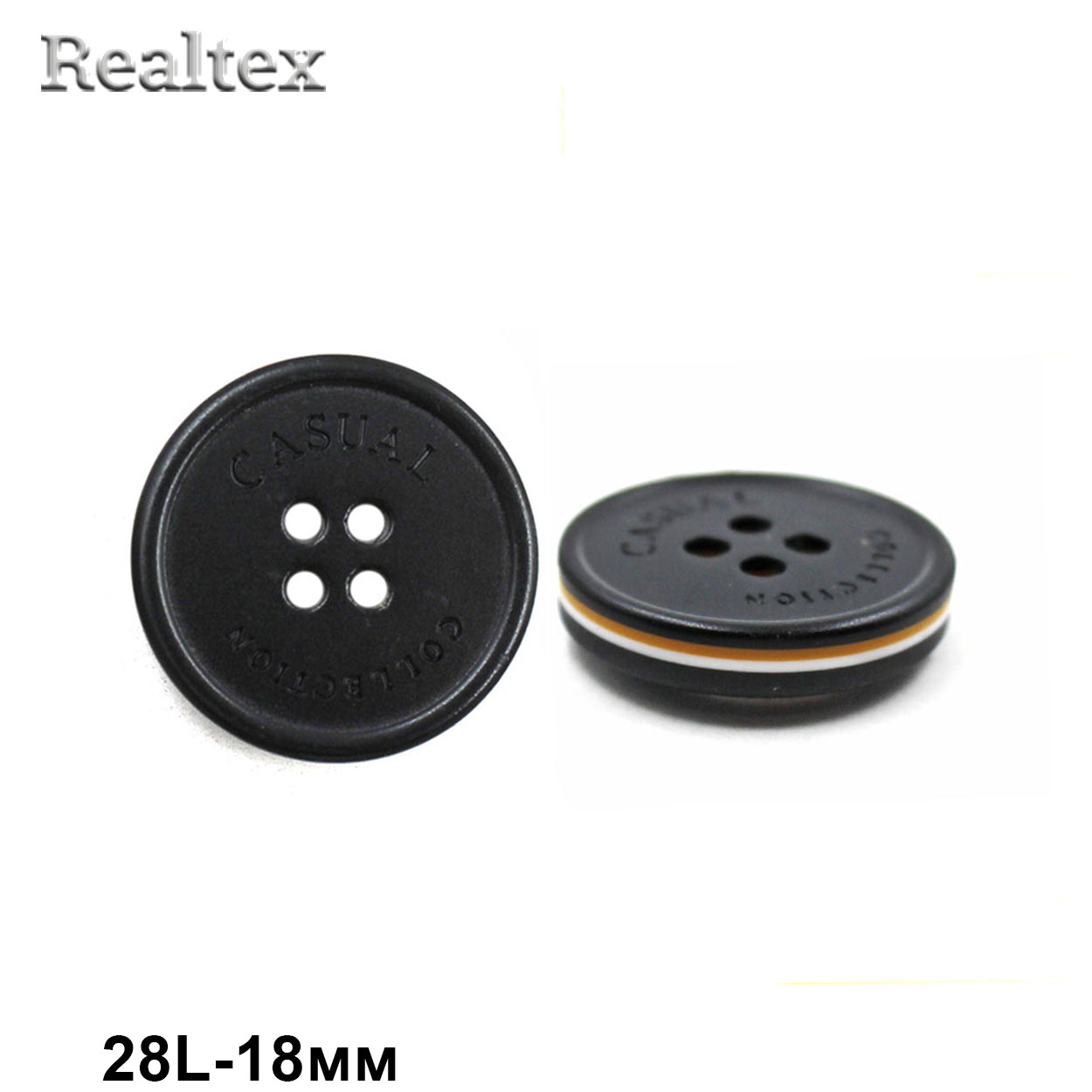 Пуговицы CB 3679 28L (36шт) цв.B-Brown