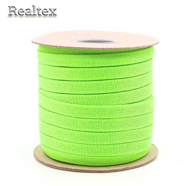 Шнур плоский 06с2341 14мм цв.374 люминис-салатовый