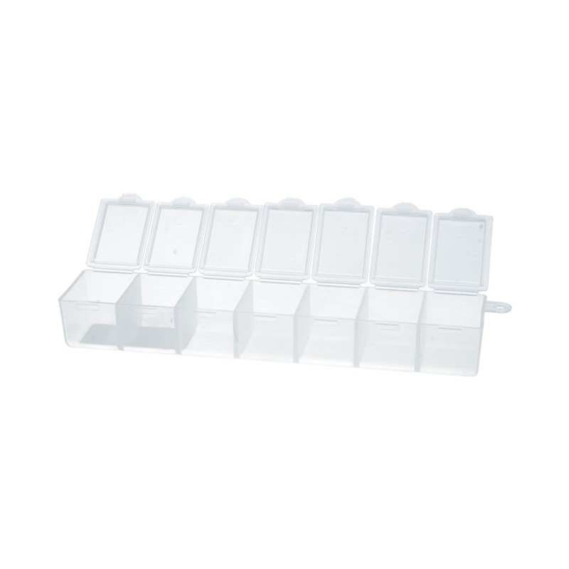 Контейнер пластик T-35/К-35 15,3*2,4*3,4см (2шт) цв.прозрачный