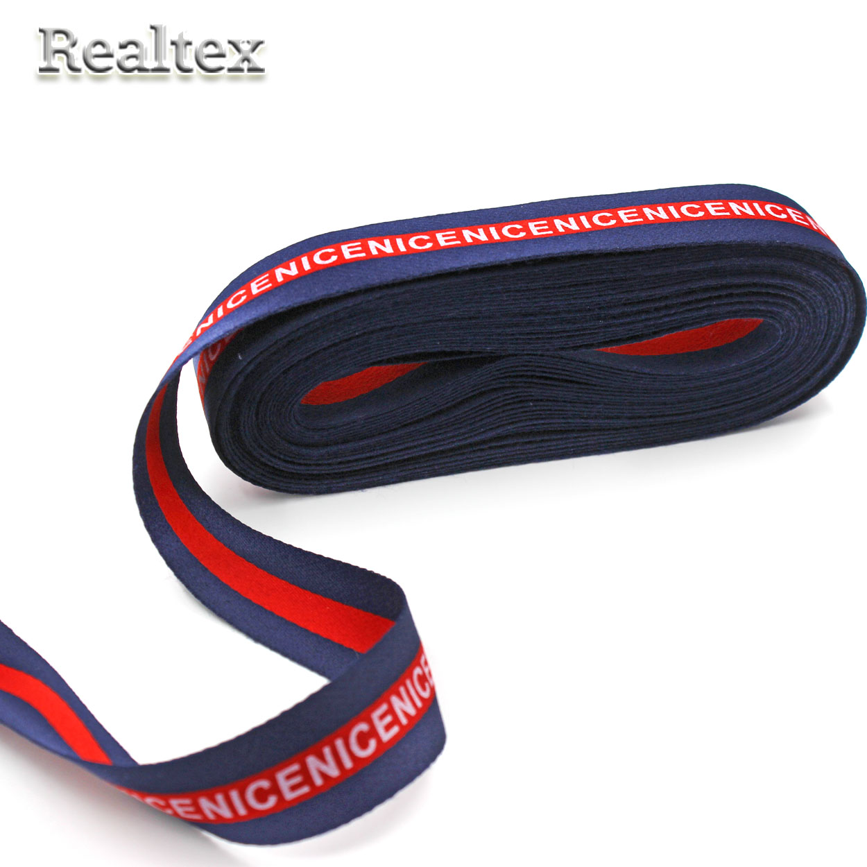 Тесьма лампасная Realtex полиэстер 30мм NICE (9м) цв.темно-синий