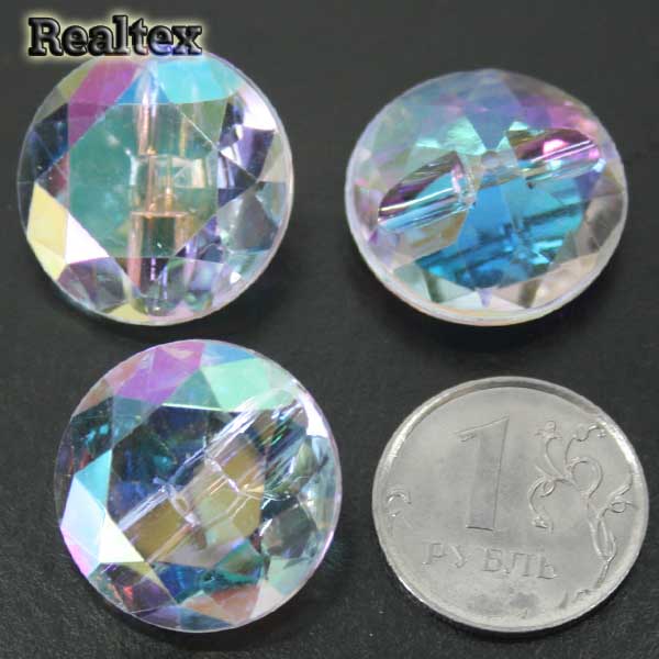 Пуговицы TT 3124 34L (36шт) цв.Rainbow