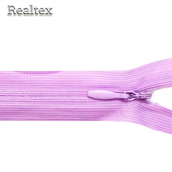 Молния потайная G-013P 20см цв.322 св.лиловый 