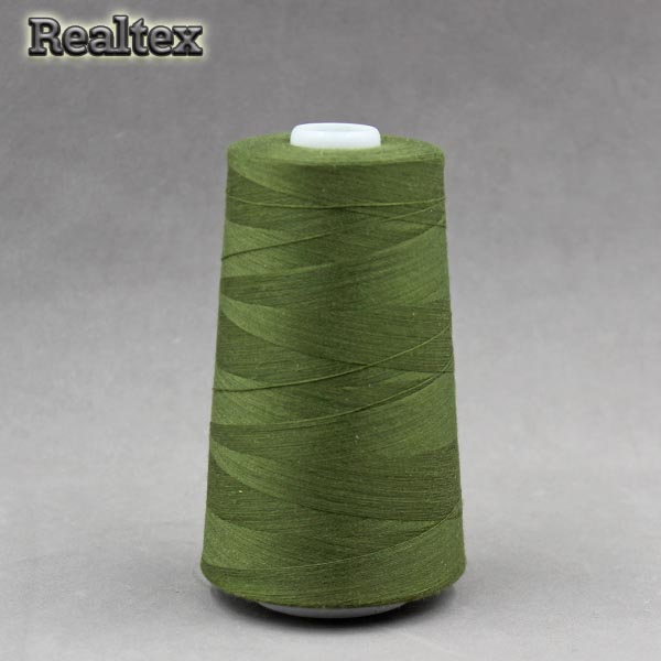 Нитки "Realtex" 40/2 (5000ярд) цв.420 зелёный