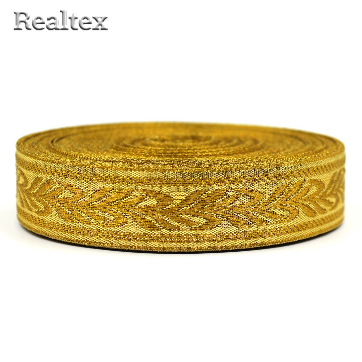 Тесьма церковная  Realtex 25мм R-07 цв.золото