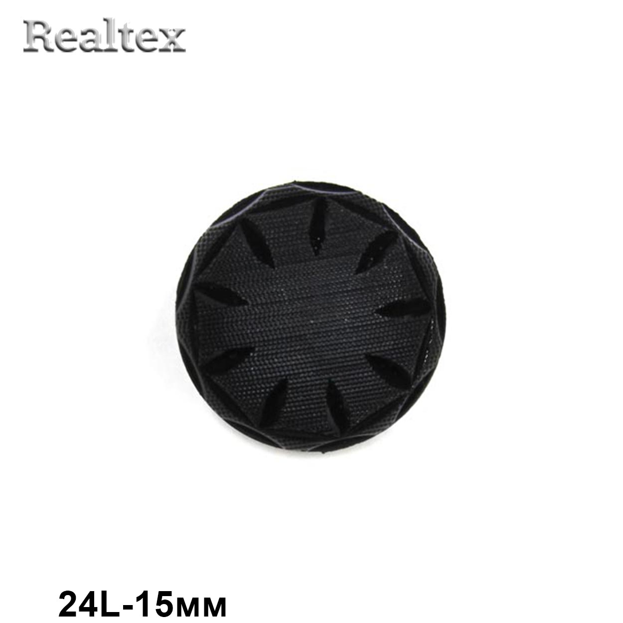 Пуговицы SB 4596N 24L (25шт) цв.Nero 