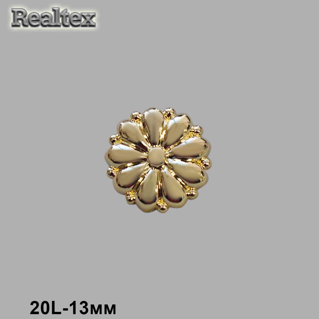 Пуговицы LA 1391 20L (72шт) цв.G 