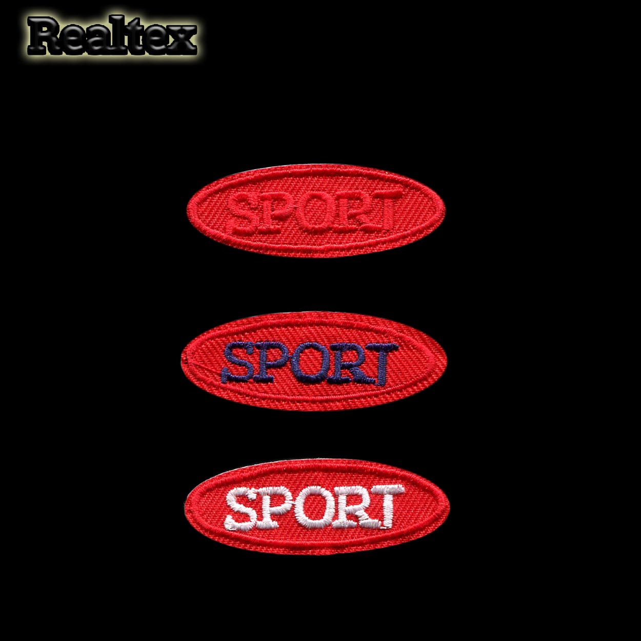  Термоаппликации Realtex S-0683 "SPORT" цв.красный