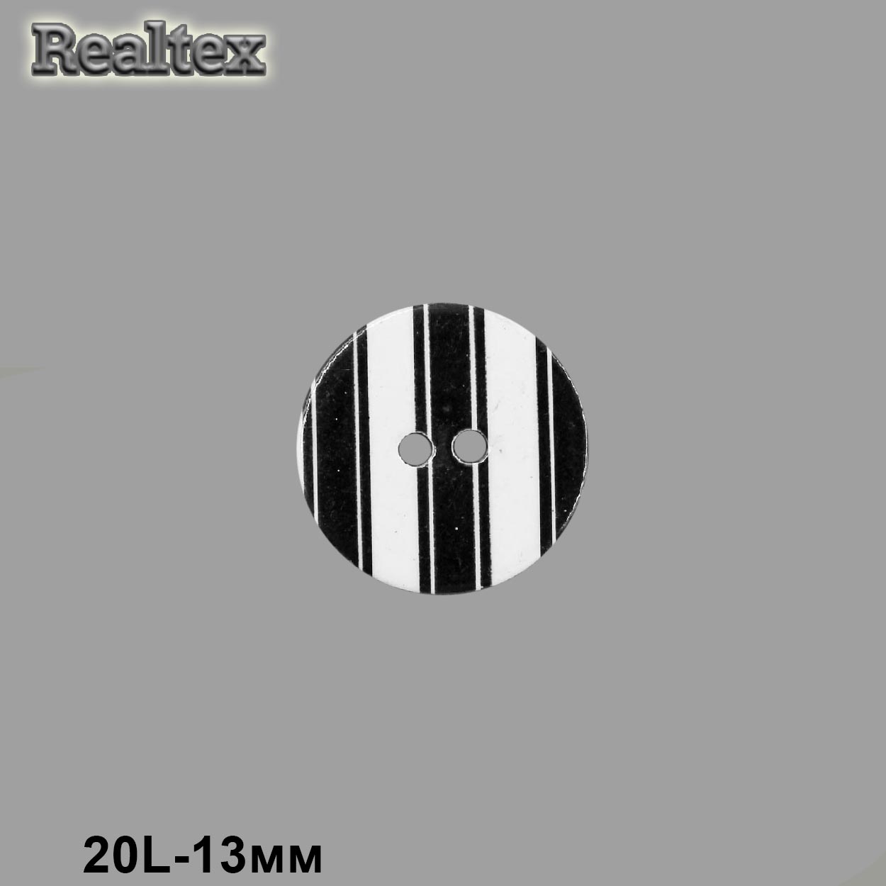 Пуговицы CB R-23 20L (36шт) цв.Black 