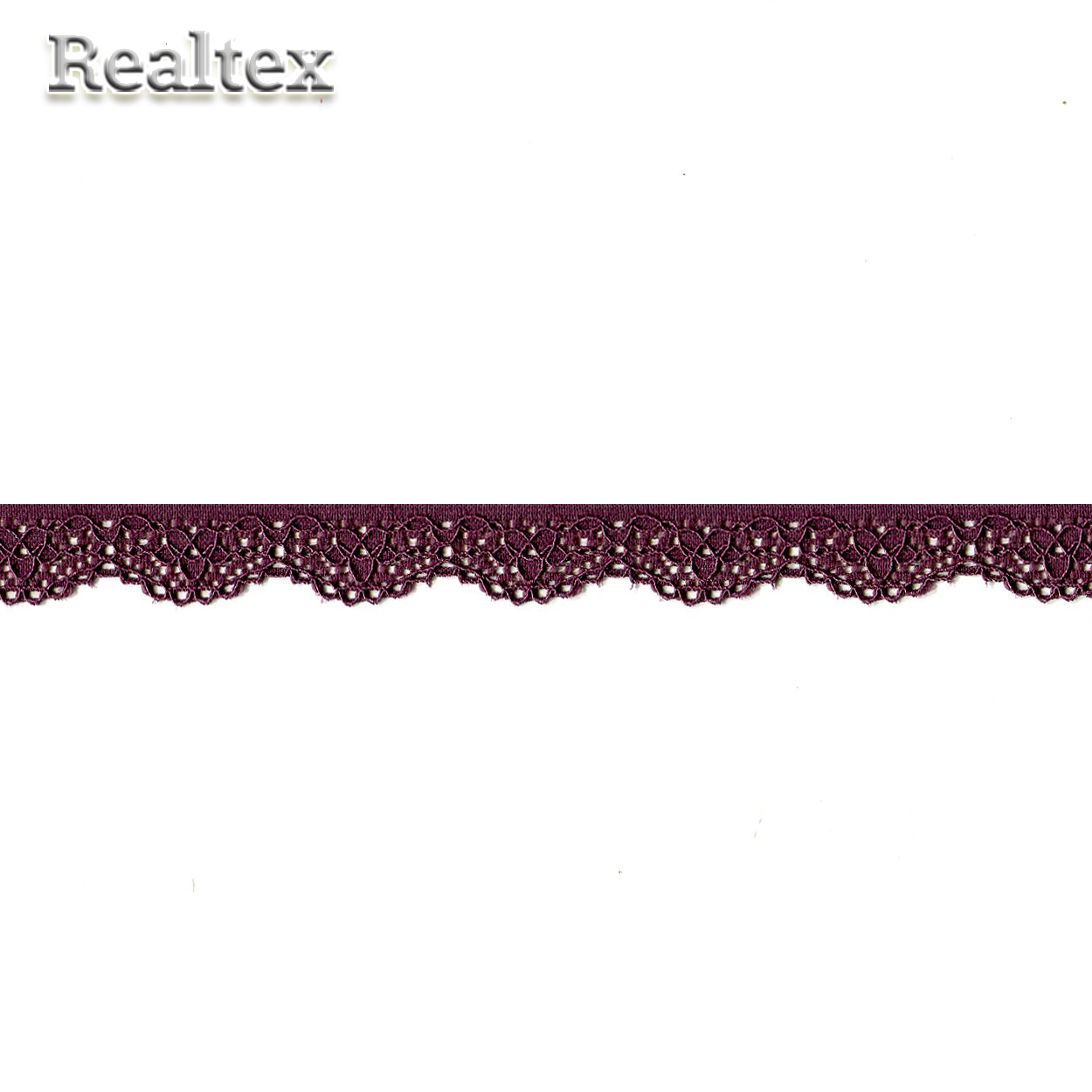 Кружево стрейч  15мм TBY 8031 цв.S254 сливовое вино