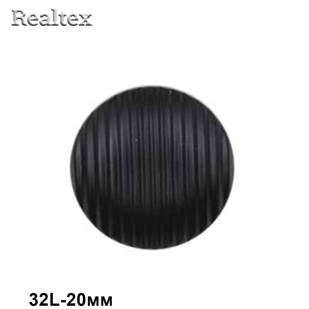 Пуговицы RB z-90 32L (36шт) цв.Black