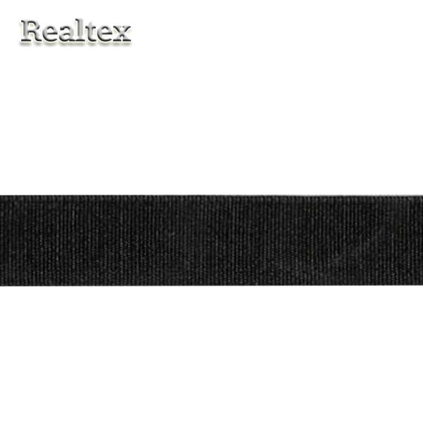  Резинка для бретелей  Realtex 15мм цв.черный