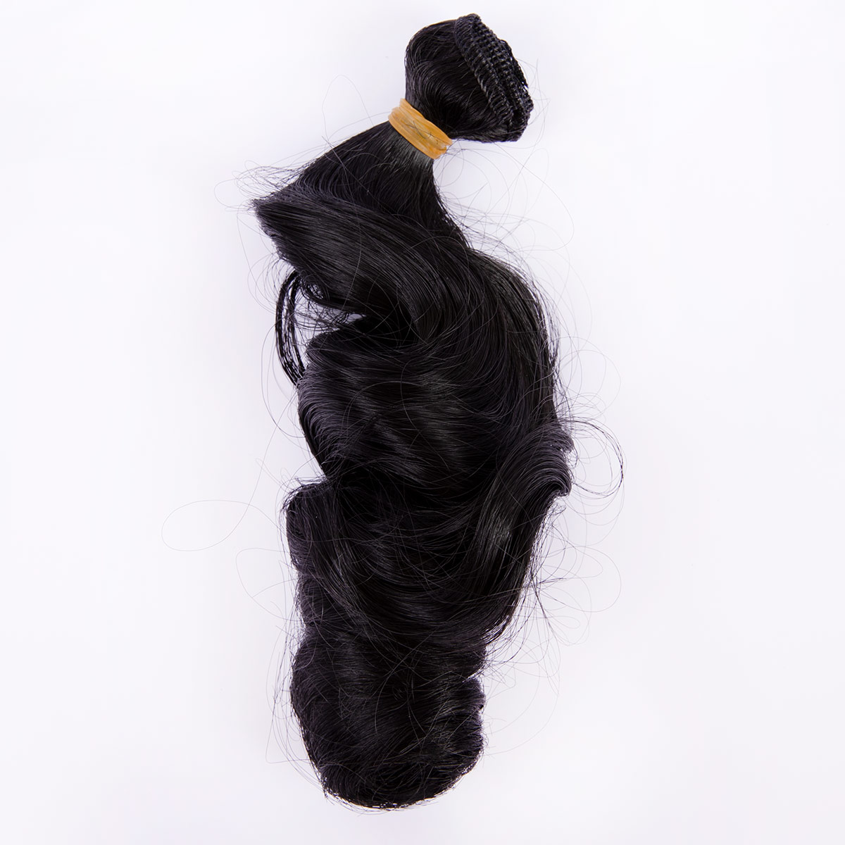 Трессы локоны д.15см ш.100см HAR-4 для кукол цв.06 черный