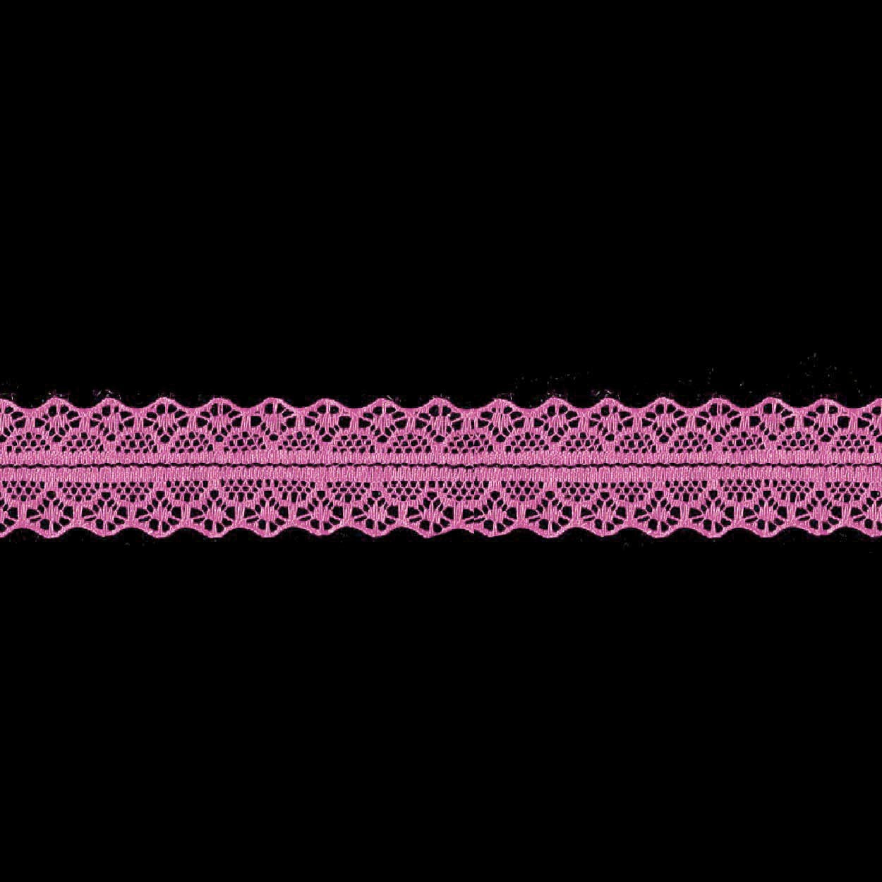 Кружево капроновое  30мм TBY 1659-1 (27,4м) цв.227В тёмно-розовый
