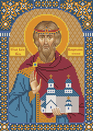 Набор для вышивания бисером НС С 9166 "Св.Князь Владислав Сербский"