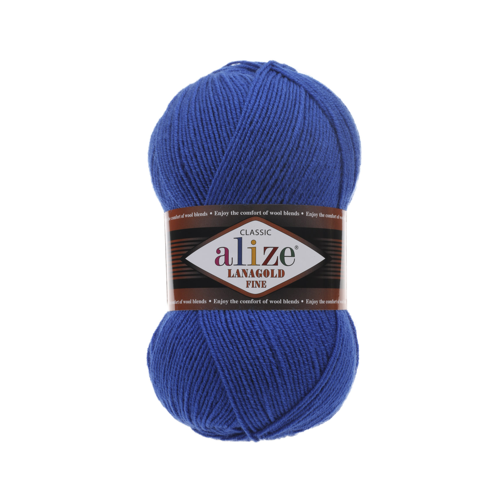 Пряжа Alize "Lana Gold Fine" (100гр) цв.141 василек