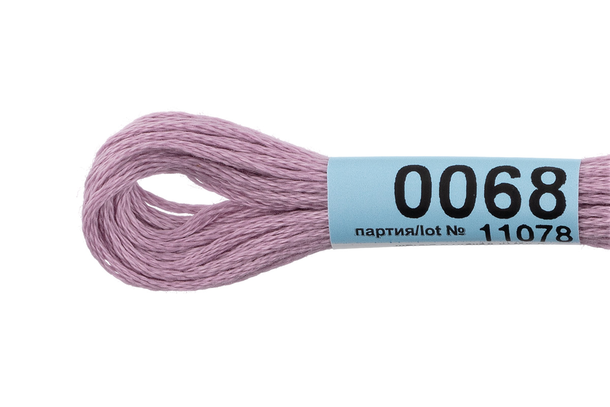 Мулине "Гамма" цв.0068 сер-сиреневый