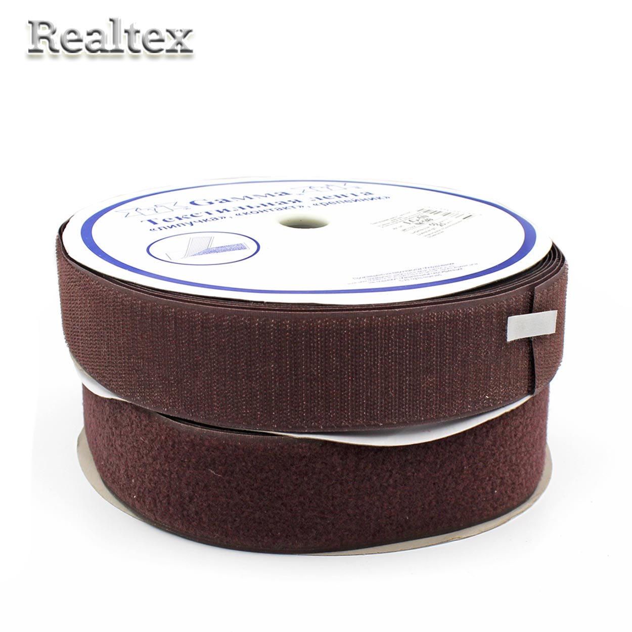 Липучка 50мм LG-50 цв.149 тёмно-коричневый