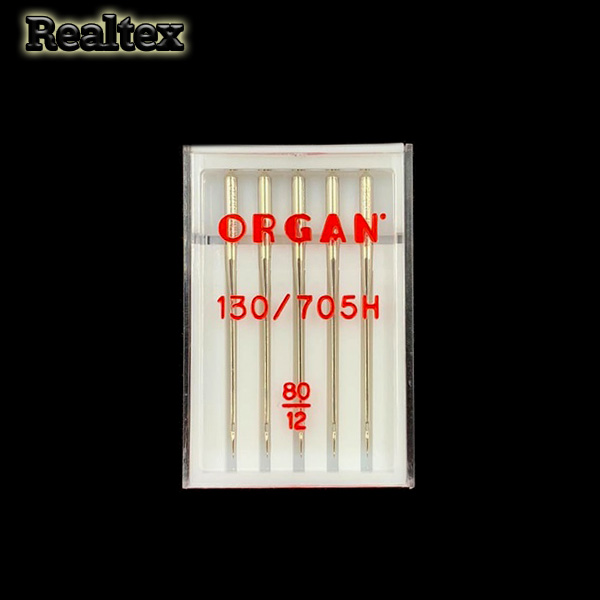 Иглы БШМ ORGAN универсальные №080 (5игл) в пенале