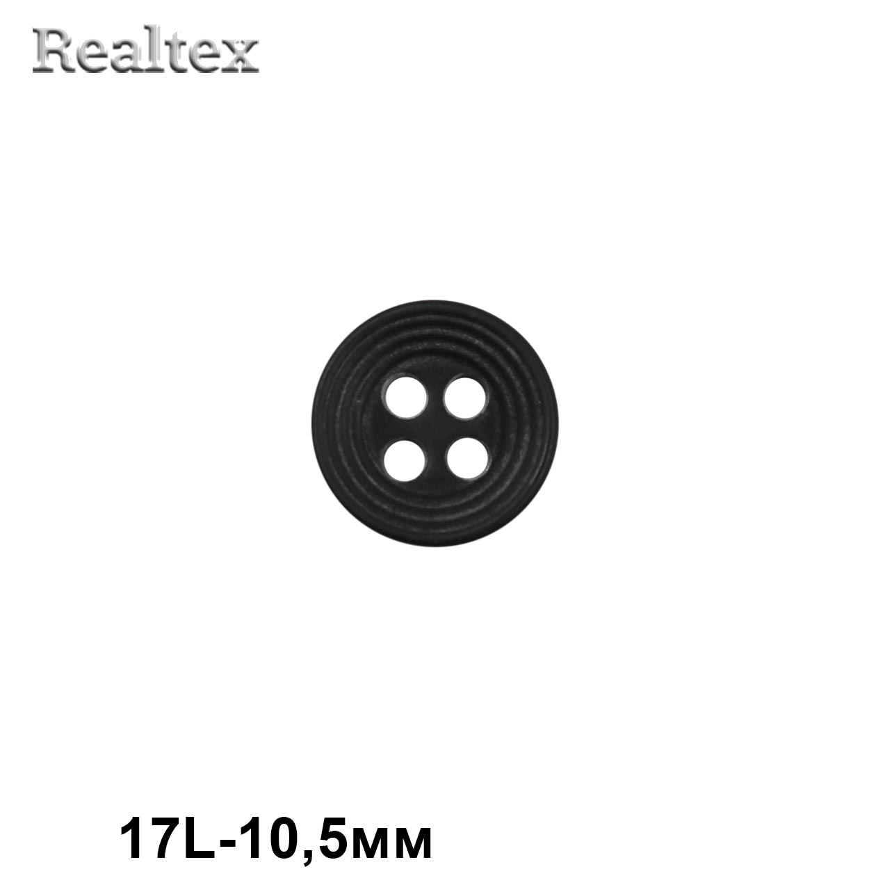 Пуговицы CN K-49 17L (72шт) цв.S.Black