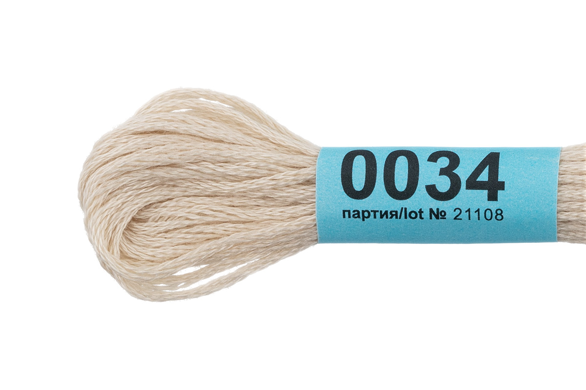 Мулине "Гамма" цв.0034 бл.серый